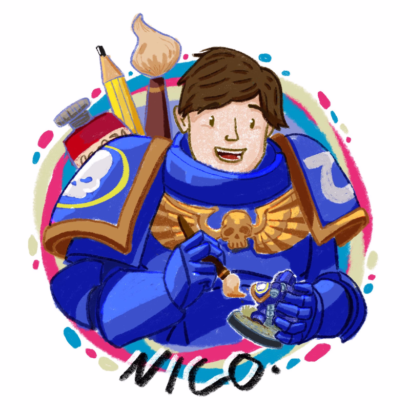 Nico Paints Miniatures Logo